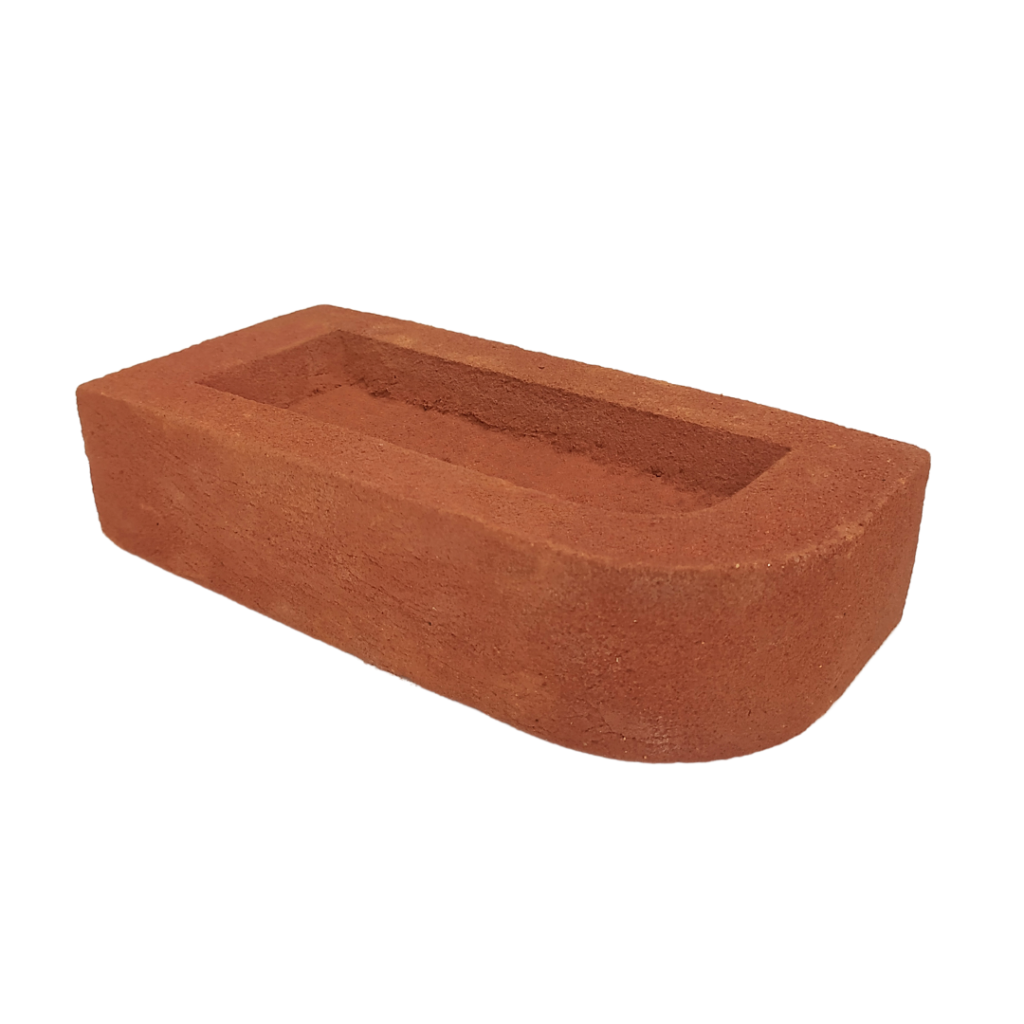 canto redondo vermelho